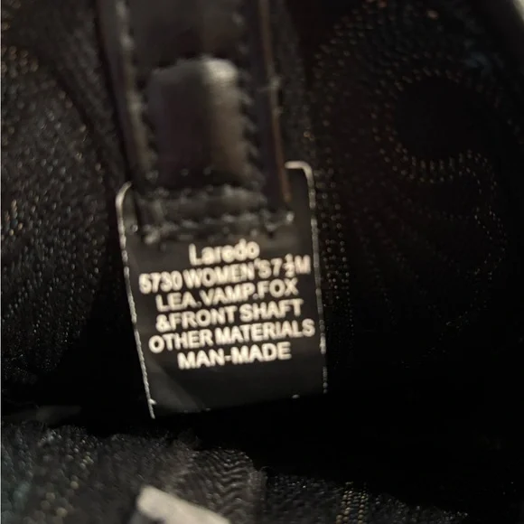 Black Western Cowboy Boots - Picture 4 of 4